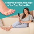 thumbnail image 2 of WILLED Toe Separator, Toe Spacers & Toe Straightener Fight Bunions and Restore Crooked Toes to Their Original Shape, Bunion Corrector for Women / Men for Foot Pain Relief and Plantar Fasciitis, 2 of 6