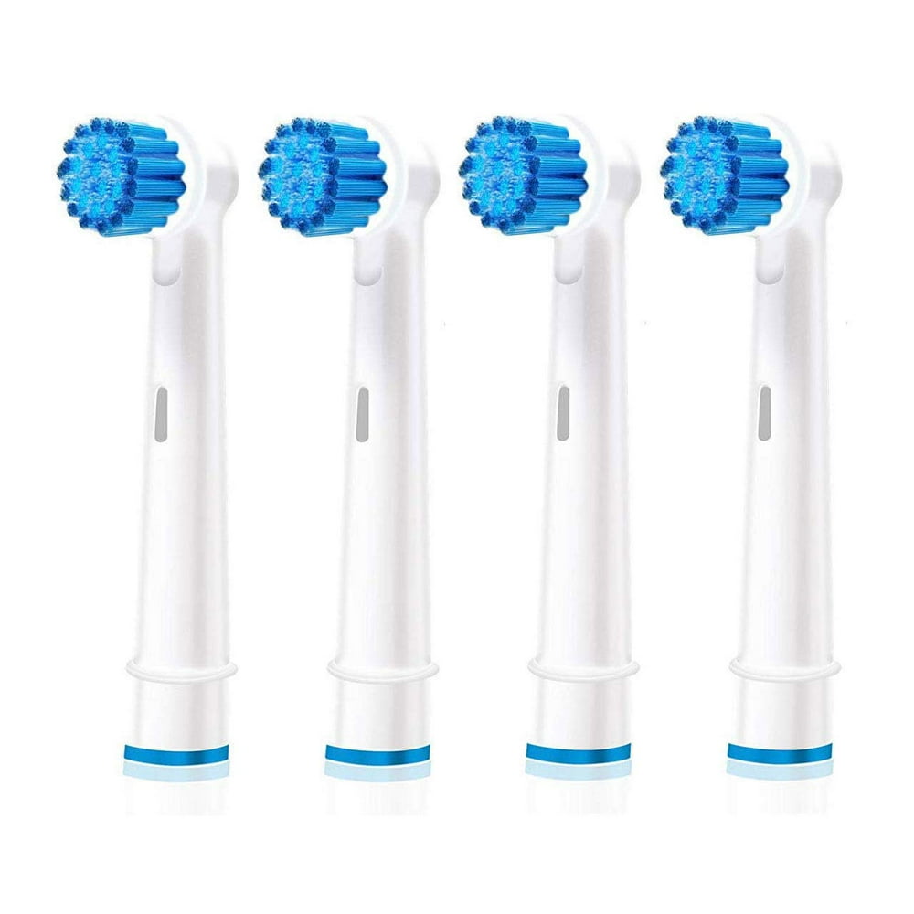 Sensitive Toothbrush Heads Compatible with Braun OralB Electric