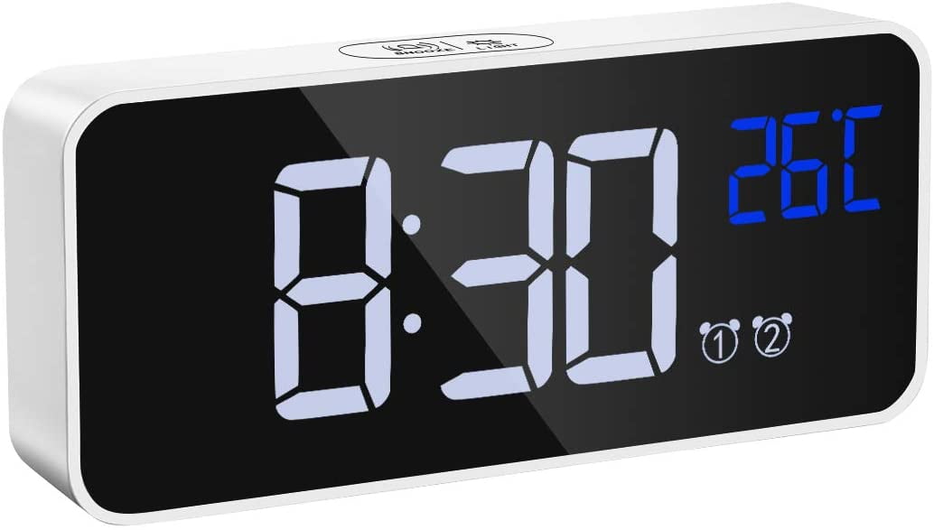 Digital Alarm Clock Mirror Led, First Digital Alarm Clock