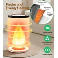 thumbnail image 3 of Calentador de toallas Evenchic 20L para baño con temporizador y pantalla LED, 3 of 7