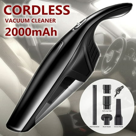 Cordless Handheld Vacuum Cleaner, Audew 120W 2200mAh Wet/Dry Double Use Pet Hair Vacuum, Car Vacuum Cleaner Dust Busters for Home and Car Interior (Best Way To Remove Pet Hair From Car Interior)