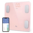 thumbnail image 1 of Báscula inteligente AGM para peso corporal, báscula digital para baño, báscula de grasa corporal, báscula digital inalámbrica con Bluetooth, monitor de composición corporal con aplicación para smartph, 1 of 5
