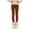 Brown, variant on Uccdo 2-13Y Toddler Big Girls Winter Warm Thicken Fleece Leggings Kids Solid Color Tights Skinny Pants