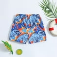 thumbnail image 6 of Baby Boy Swim Trunks Toddler Kids Boys Dinosaur Print Swim Trunks Quick Dry Breathable Board Shorts Casual Beach Shorts Baby Swimsuit Boy Blue 18 Months-24 Months, 6 of 6
