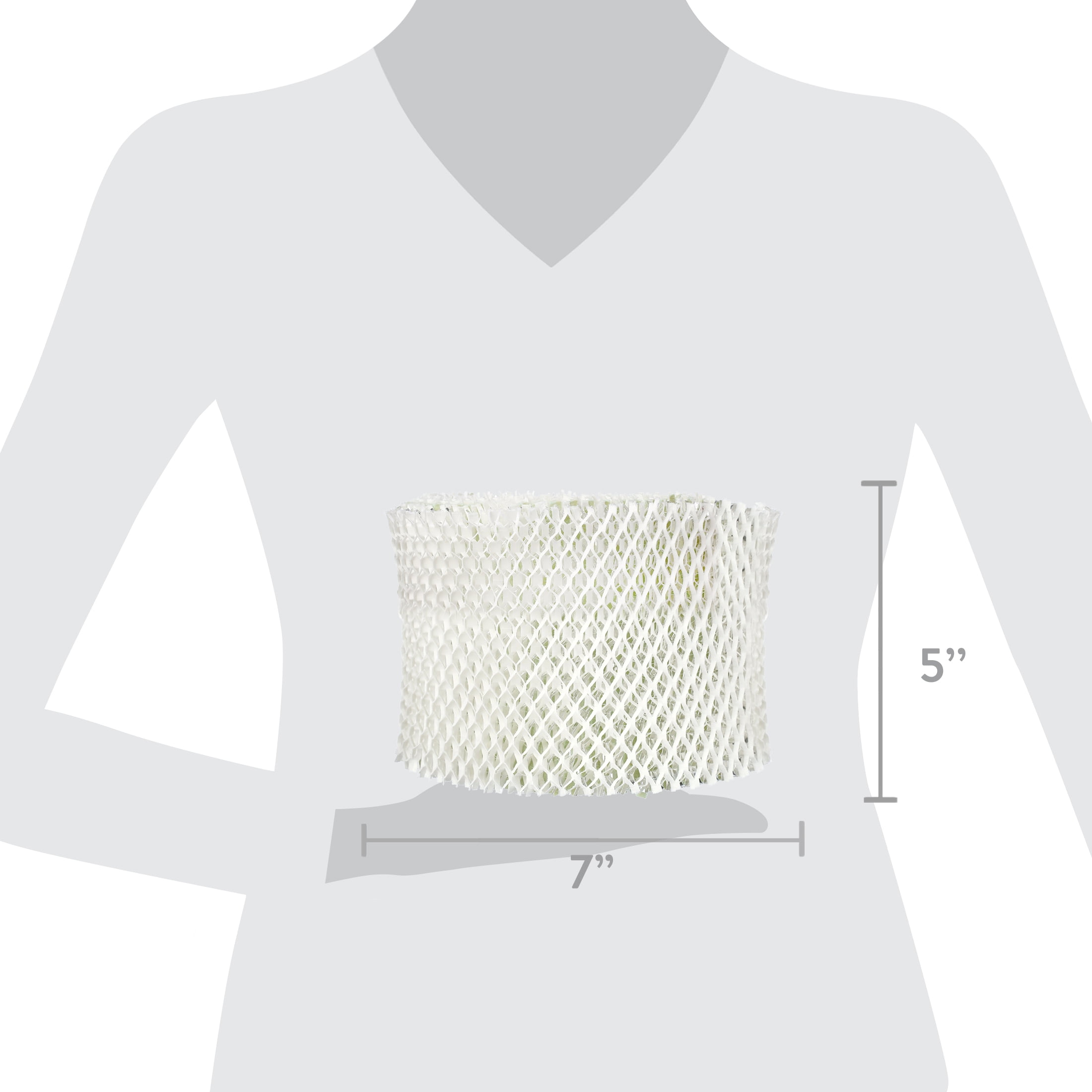 BestAir HW500 Humidifier Replacement Wick Filter for Honeywell models 6.4" x 2.8" x 8.6"