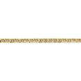 thumbnail image 3 of 14K Yellow Gold 4mm Semi-Solid Anchor Chain (16 X 4) Made In South Africa bc100-16, 3 of 5