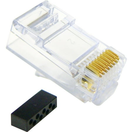 PLUG- CAT 6- SOLID/STRANDED-100PK