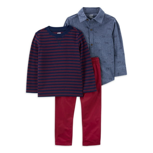 Carter's Child of Mine Toddler Boy Outfit Set, 3Piece, Sizes 12M5T