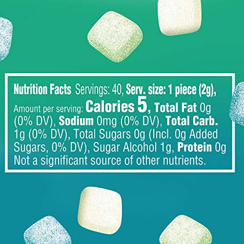 Wrigley's Extra Refreshers Spearmint Chewing Gum (Pack of 6)