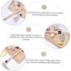 thumbnail image 3 of 6 Pcs Bbq Basting Brush Set Cotton Yarn Baking Oil Brush Wooden Handle for Grilling Accessories, 3 of 5