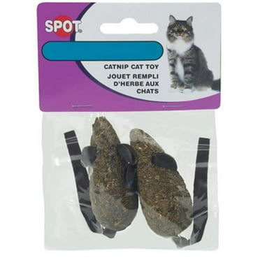 Ethical Pets Catnip Mice Cat Treat, 3.5", 2 Ct