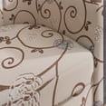 thumbnail image 6 of BELLEZE Accent Arm Club Chairs in Linen Fabric Set of 2 - Highland (Floral Print), 6 of 7