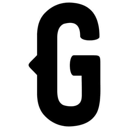 Monogram Wall - Plastic Westmorland Single Letter Cutout Vintage Ready To Hang Wall Monogram Home Decor, 7.5 Inch Tall