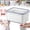 Blue, variant on 4 in 1 Food Storage Container, Fruit Storage Containers for Fridge with Removable Colanders, Fridge Organizer Bins for Salad Berry Lettuce Vegetables Meat