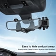 thumbnail image 2 of xinxixnxx Rear View Mirror Phone Holder Rotation Driving Cellphone Mount Universal Buckle Smartphone Stand Telescopic Cradle, 2 of 6