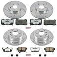 thumbnail image 3 of PowerStop Front and Rear Z26 Street Warrior Carbon-Fiber Ceramic Brake Pad and Drilled and Slotted Rotor Kit Fits: ACURA Select Models K2718-26, 3 of 9