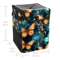 thumbnail image 5 of Butterfly Foldable, with Lid, Leak-Proof, Hanging Storage Bag Car Trash Can Garbage Bin, 5 of 6