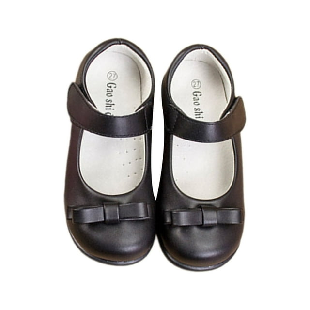 UKAP Chaussures d'Uniforme pour Enfants Chaussures Plates à Bout Fermé Mary Jane Fête Durables 2 4.5Y