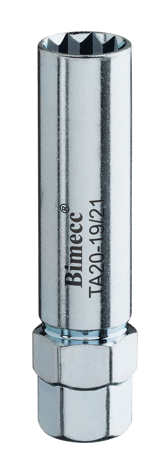 小物 WA White Knight 951707SBK Black Chrome M12 x 1.50 Bulge Acorn
