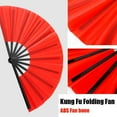 thumbnail image 7 of HeeHom Large Clack Fan for Line Dancing -  Chinese Solid Kung Fu Tai Chi Handheld Fan, EDM Festival Gift for Men/Women Dance Performances, 7 of 7