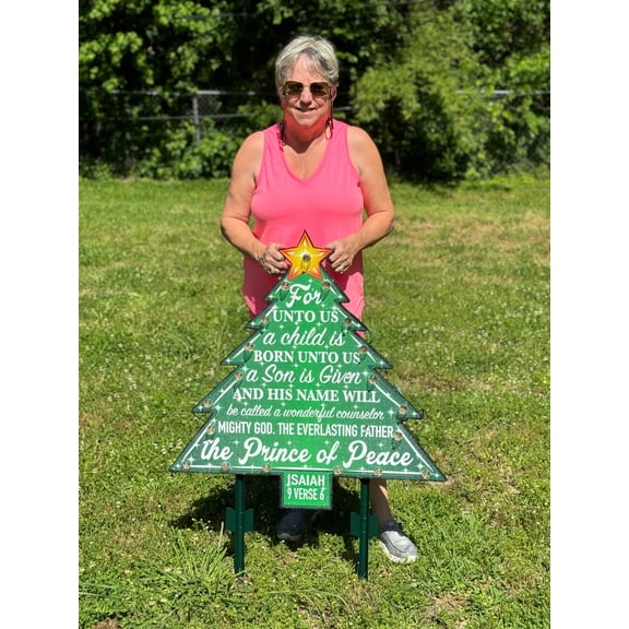 Lighted Prince of Peace Tree