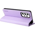 thumbnail image 4 of Case for Samsung Galaxy A53 5G PU Leather Wallet Case Cover,Samsung Galaxy A53 5G Flip Folio Case with Card Holders,Magnetic Phone Case Compatible with Samsung Galaxy A53 5G,Light Purple, 4 of 13
