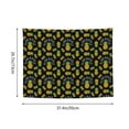 thumbnail image 3 of Bingfone Pineapple Tapestry Wall Hanging Decor for Living Room Bedroom Dorm Classroom Office Decor 29x37 Inch, 3 of 8
