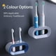thumbnail image 5 of CHAO Juego de 2 soportes para cepillos de dientes eléctricos (azul + gris), soporte para cepillos de dientes eléctricos de pared drenable, almacenamiento para cepillos de dientes eléctricos, soporte d, 5 of 5