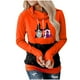 thumbnail image 1 of Sudadera con capucha para mujer con estampado suelto informal de moda de manga larga para Halloween Fridja  ghj987+3033, 1 of 5