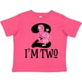 thumbnail image 3 of Inktastic 2nd Birthday Party Girls Flamingo Girls Toddler T-Shirt, 3 of 5