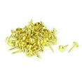 thumbnail image 2 of Unique Bargains Leather Sofa Round Head Upholstery Tack Nail Gold Tone 7mm x 14mm 50pcs, 2 of 5