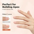 thumbnail image 6 of modelones Builder Nail Gel, 8-in-One Sheer Nude Pink Builder, Apricot Blush Pink Rubber Base for Nail Thickening Apex Building LED Lamp Cured Hard Strengthener Extend Color Gel Polish for DIY Salon, 6 of 9
