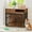 35.5-Brown, variant on 43.7" Dog Crate Furniture, XL Dog Crate Dog Kennel Indoor with Wheels for Large Medium Small Dogs, Wooden Dog Kennel End Table with Sliding Door Wooden Furniture Crates for Living Room, Bedroom