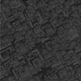 thumbnail image 1 of Ahgly Company Machine Washable Indoor Square Transitional Midnight Gray Area Rugs, 4' Square, 1 of 7