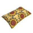 thumbnail image 3 of LNWH Rectangle Pillow Cover, Sunflower Drawing Watercolor Style Cushion Covers Pillowcase for Couch Bedroom Sofa, 16"x24", 3 of 7