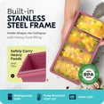 thumbnail image 3 of 1 Cup Silicone Freezer Trays with Lids, Soup Container Style Cube Trays, Eas, 3 of 10