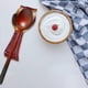 thumbnail image 4 of Reposapiés para , cerámica, accesorios de , diseño de búho, colector de goteo en forma de animal para restaurante, encimera de cocina, rojo Soledad Titular de la cuchara, 4 of 9