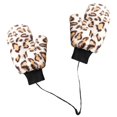 thumbnail image 1 of 1 par de guantes con patrón de leopardo Guantes resistentes al viento para exteriores Guantes de ciclismo cálidos, 1 of 2