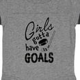thumbnail image 3 of Inktastic Girls Gotta Have Goals- Hockey Player Girls Baby Bodysuit, 3 of 4