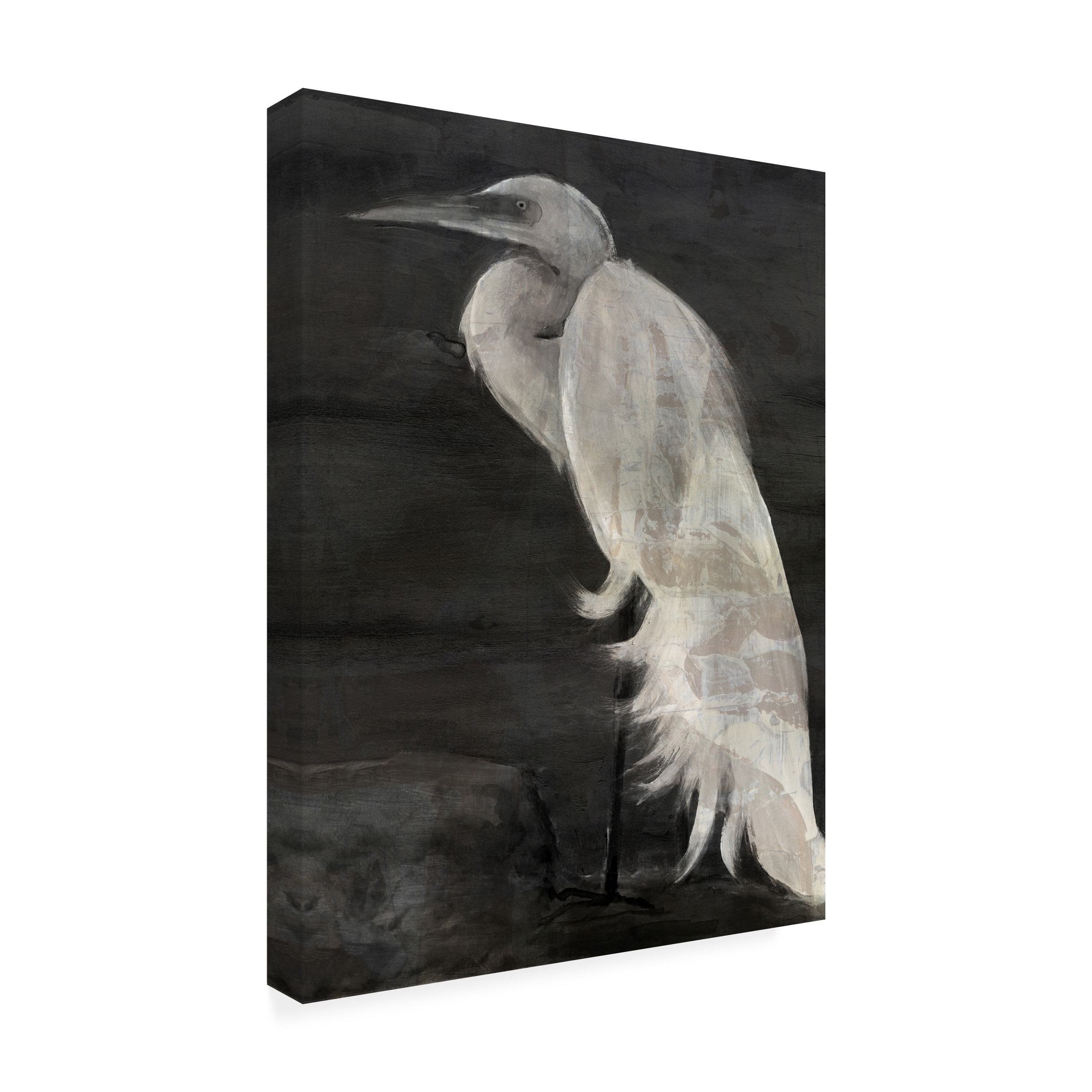 Stellar Design Studio 'Textured Egret I' Canvas Art
