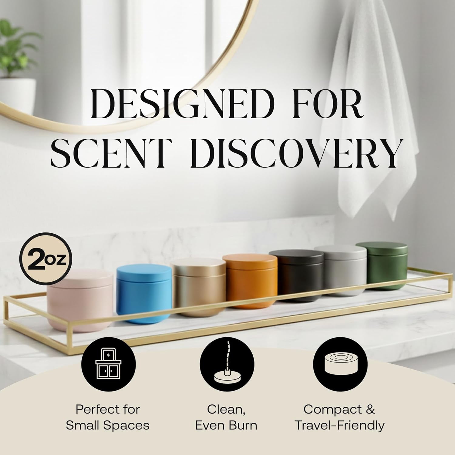 Soy Candle Making Kit for Adults – Complete DIY with 5 Fragrance Oils Wax Melting Pot Metal Tins Beginner Supplies