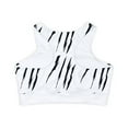 thumbnail image 2 of Effete Feline Claw Marks Scratch Fully Lined Padded Sports Bra (AOP), 2 of 4