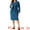 Lake Blue, variant on Women's Plus 2 Pieces Dress Suits Blazers and Sleeveless Dress Burgundy 4X