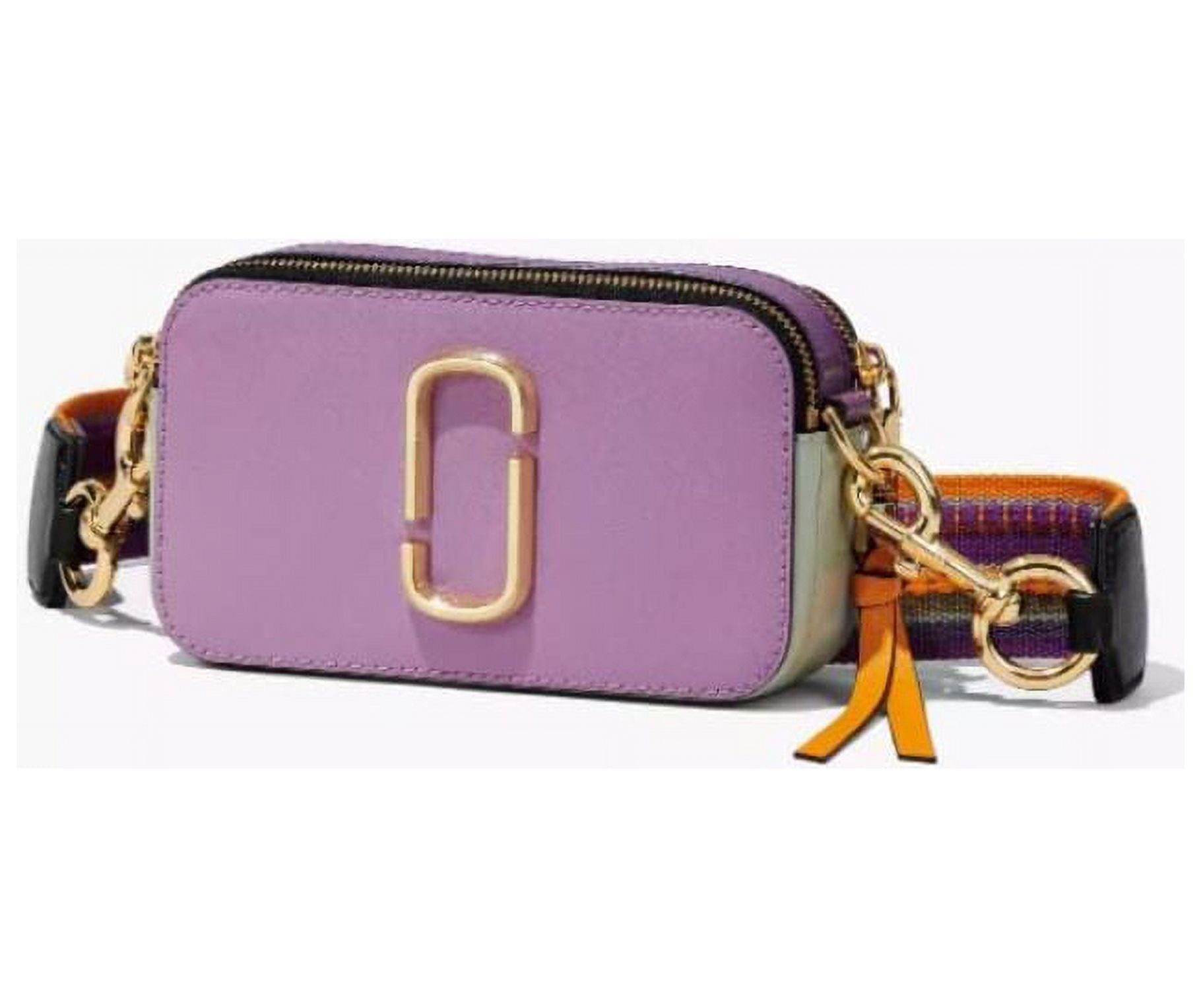 Marc Jacobs Womens Snapshot Color-Blocked Crossbody Regal Orchid