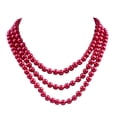 thumbnail image 1 of Sonducket Collar de perlas, joyería estética, suéter personalizado único, accesorios para mujer, decoraciones de boda, collares en capas para mujer Ropa, zapatos y accesorios Miscelánea Rojo, 1 of 6