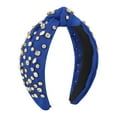 thumbnail image 5 of Clearance! Hontri 1 Headband Clearance under $5, Fashion Headbands for Women Girls Headbands Vintage Headband Wide Top Knot Rhinestone Hair Hoops for Casual Wedding On Sale, 5 of 8
