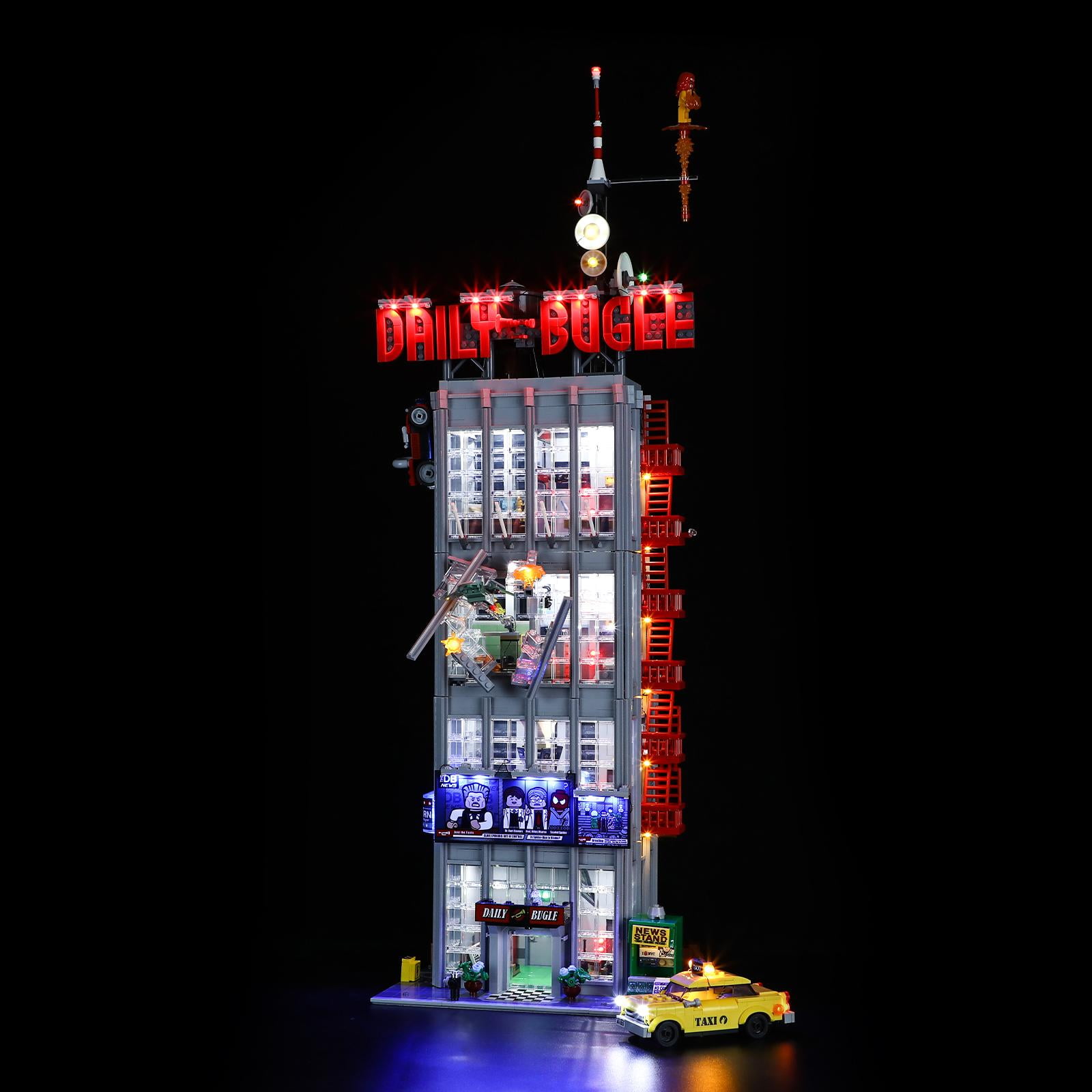 BRIKSMAX Led Lighting Kit for Legos Daily Bugle 76178 Building Blocks