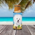 thumbnail image 3 of Carolines Treasures SC9059MUK Bichon Frise in Summer Flowers Ultra Hugger for slim cans Slim Can multicolor, 3 of 6