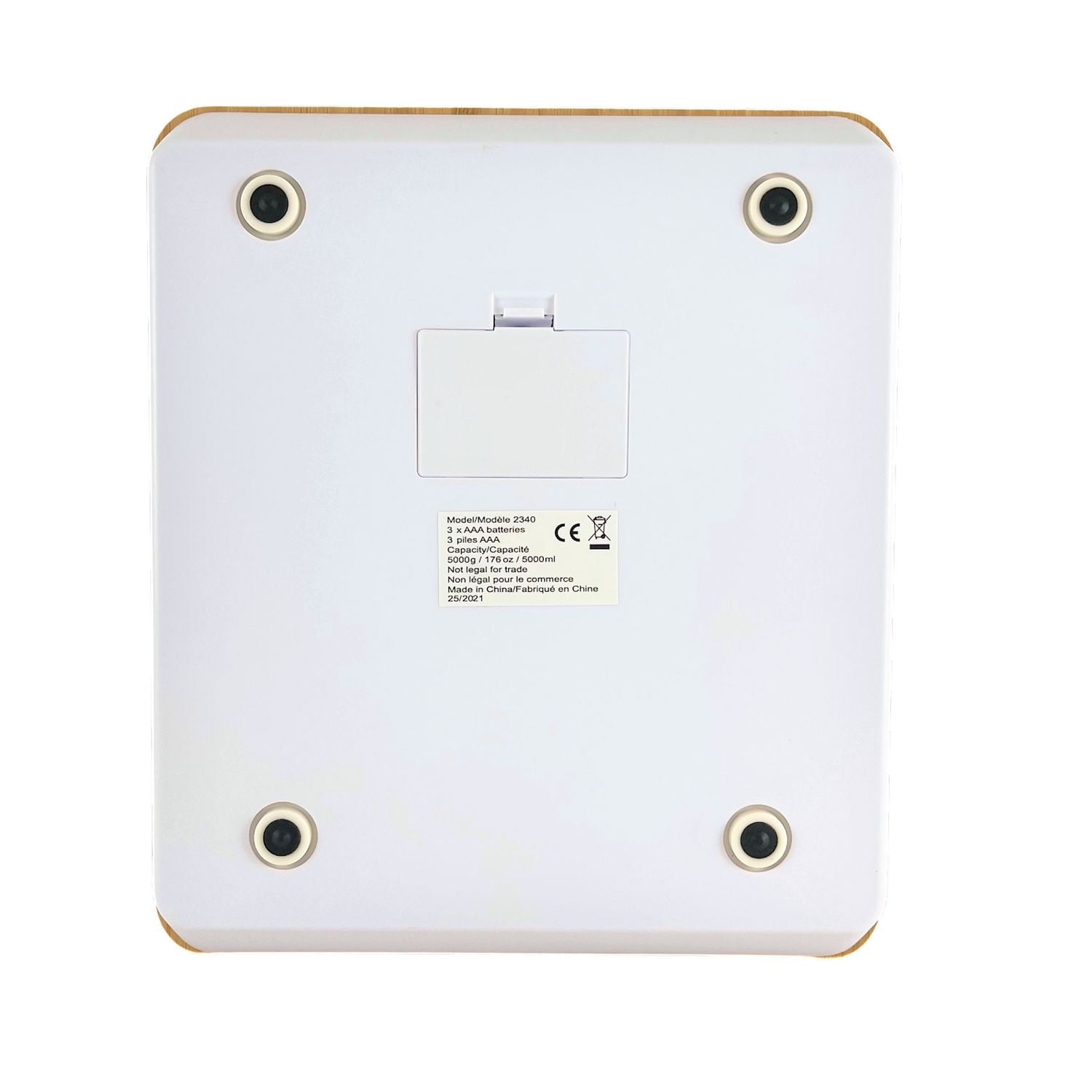 AccuChef Balance de cuisine en bambou