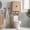 B-Natural, variant on YOCWO Over The Toilet Storage Cabinet, Mid Century Storage Cabinet Over Toilet with 2 Doors and Open Shelf, Home Space Saver for Bathroom, Living Room, Walnut